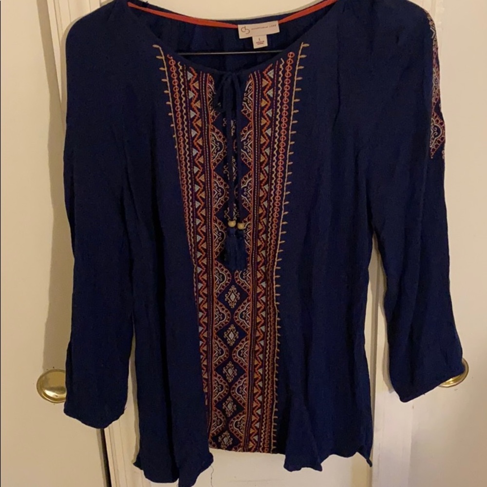 Stitch fix! Large tunic - beautiful embroidery